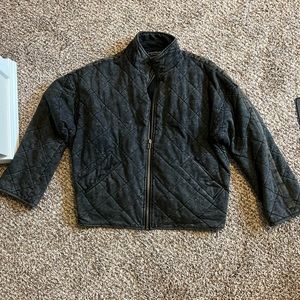 Quilted bomber jacket
